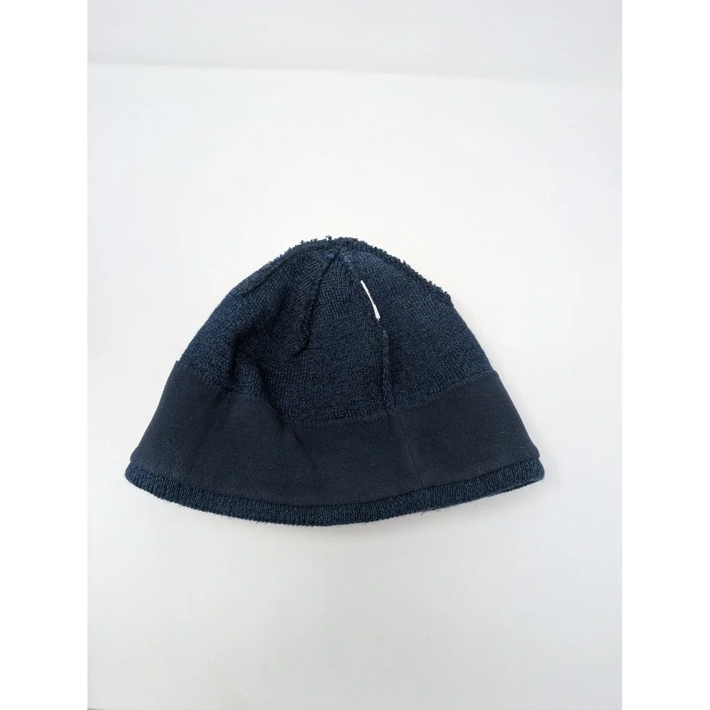 Northface Navy Fleece Lined Beanie + Carhartt Reversible Knit Hat Bundle‎ OS